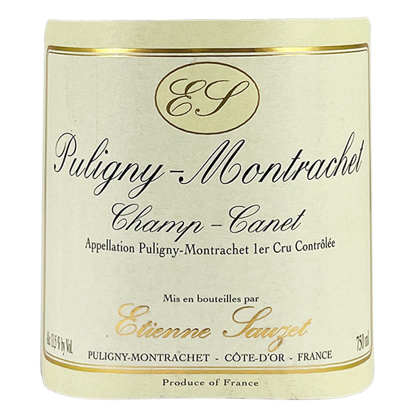 Sauzet Puligny-Montrachet 1er Cru "Champs Canet" 2010 bottle - Vins Rare