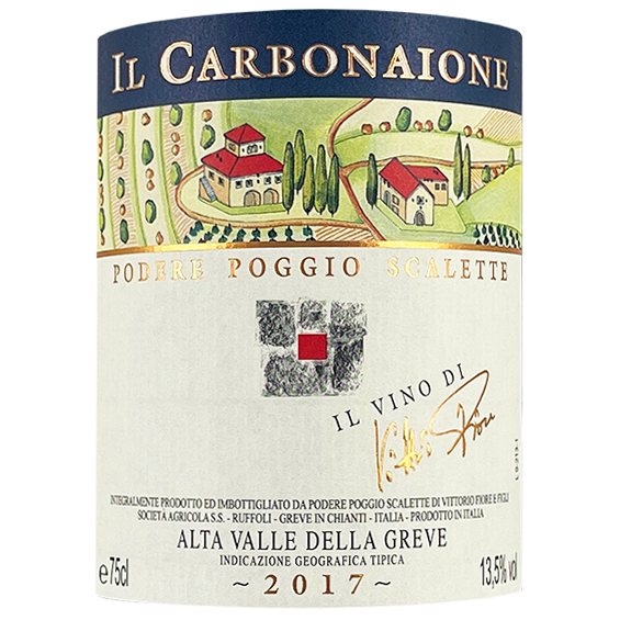 Podere Poggio Scalette "Il Carbonaione" Alta Valle della Greve IGT 2017