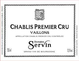 Servin Chablis 1er Cru "Vaillons" 2021