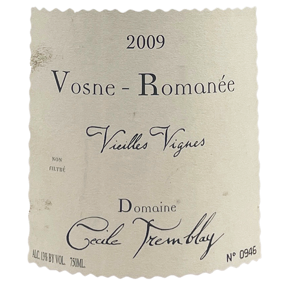 Cecile Tremblay Vosne-Romanee Vieilles Vignes 2011 bottle - Vins Rare