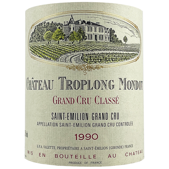 Troplong-Mondot Saint-Emilion Grand Cru 1996 bottle - Vins Rare