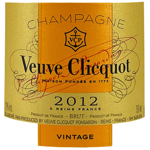 Veuve Clicquot Champagne Brut Millesime 2012