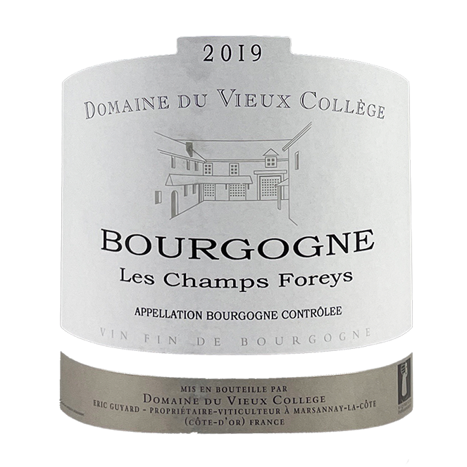 Domaine du Vieux College Bourgogne "Les Champs Forey" 2019 bottle - Vins Rare