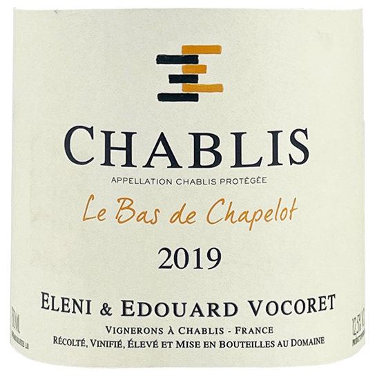 Domaine Eleni & Edouard Vocoret Chablis "Le Bas de Chapelot" 2019