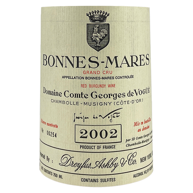 Domaine Comte Georges de Vogue Bonnes-Mares Grand Cru 2002