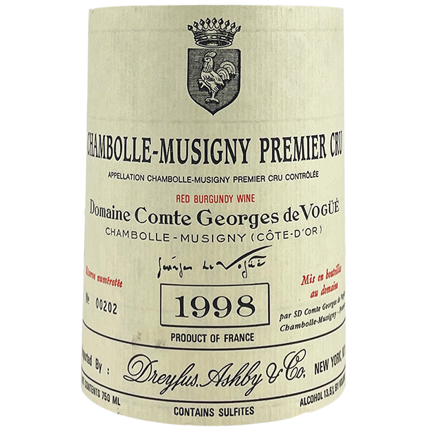 Domaine Comte Georges de Vogue Chambolle-Musigny 1er Cru 2007 bottle - Vins Rare