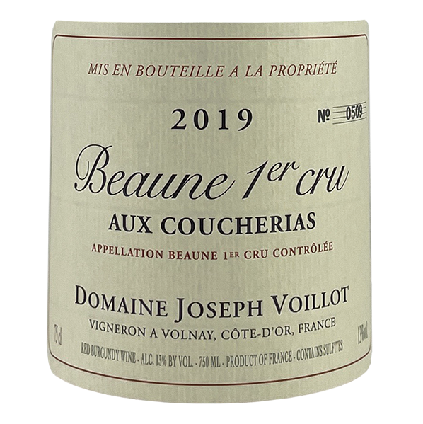 Joseph Voillot Beaune 1er Cru "Coucherias" Rouge 2019