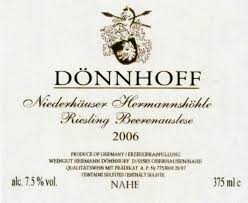 2015 Donnhoff Niederhauser Hermannshohle Riesling BA (Late Release) 375ml