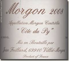 2015 Jean Foillard Morgon Cote Du PY