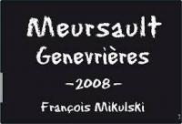 2012 Mikulski Meursault 1er Genevrieres