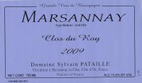 2012 Sylvain Pataille Marsannay Clos du Roy