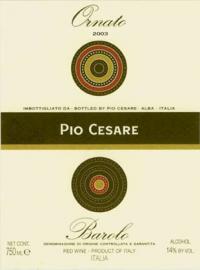 2004 Pio Cesare Barolo Ornato