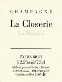 (LC13) Jerome Prevost La Closerie Les Beguines Extra Brut (LC13)