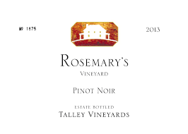 2014 Talley Vineyards Pinot Noir Rosemary's Vinyard