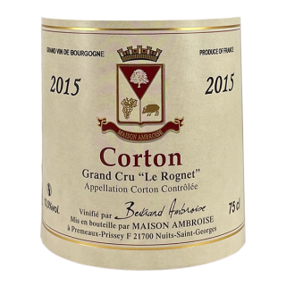 2015 Ambroise Corton Grand Cru Le Rognet