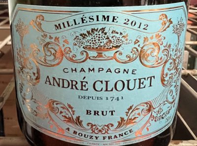 2012 Andre Clouet Champage Brut Millesime