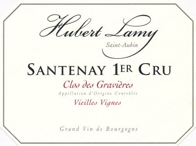 2018 Lamy, Hubert Santenay 1er Clos des Gravieres Vieilles Vignes Rouge