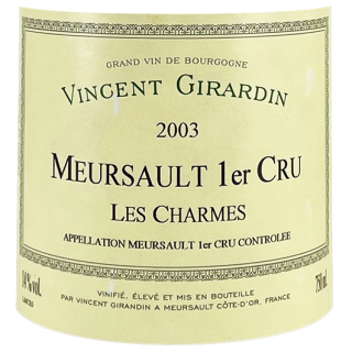 2003 Girardin Meursault Charmes
