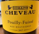 2017 Domaine Cheveau Pouilly Fuisse Aux Bouthieres