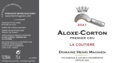 2021 Henri Magnien Aloxe Corton 1er La Coutiere