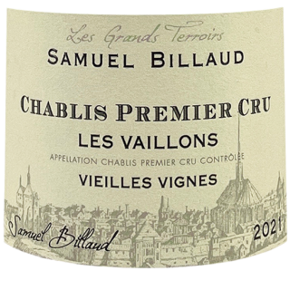 2021 Samuel Billaud Chabis 1er Vaillons Vieilles Vignes