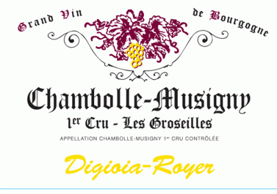 2021 Digioia Royer Chambolle Musigny 1er Les Groseilles