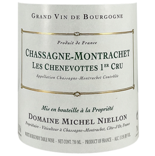2014 Niellon Chassagne Montrachet Chenevottes 1er