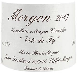 2017 Jean Foillard Morgon Cote du Py