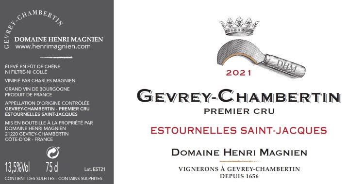 Henri Magnien Gevrey Chambertin 1er Estournelles St Jacques - Click Image to Close