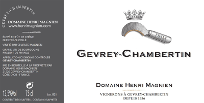 2022 Henri Magnien Gevrey Chambertin 1.5ltr