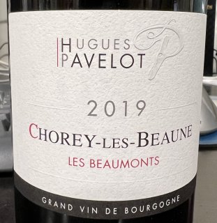 2019 Hugues Pavelot Chorey Les Beaune Les Beaumonts