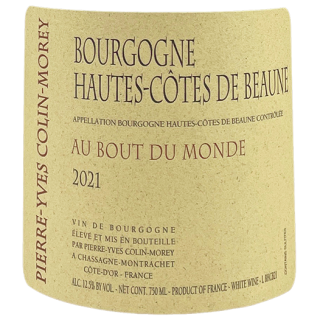 2021 Pierre Yves Colin Morey Bourgogne Haut Cote du Beaune Au Bout Du Monde