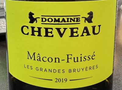 2019 Domaine Cheveau Macon Fuisse Les Grandes Bruyeres
