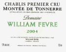 2012 Fevre Chablis Montee de Tonnerre (Domaine)