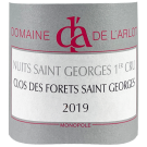 2019 Domaine de L'Arlot Nuits St Georges Clos Des Forets Saint Georges