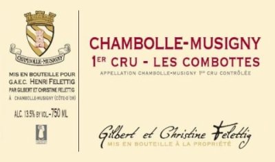 2020 Felettig, Gilbert & Christine Chambolle Musigny 1er Combottes