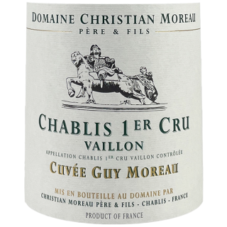 2019 Christian Moreau Chablis 1er Vaillons Cuvee Guy Moreau