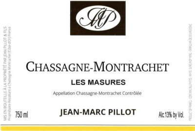 2019 Jean Marc Pillot Chassagne-Montrachet Blanc “Les Mazures”