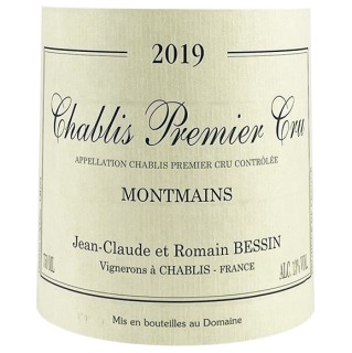 2019 Jean Claude Bessin Chablis 1er Montmains