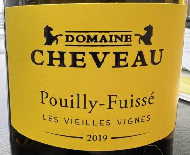 2019 Domaine Cheveau Pouilly Fuisse Les Vieilles Vignes