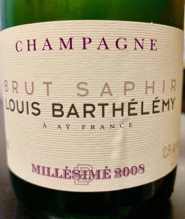 2008 Louis Barthelemy Champagne Brut Saphir