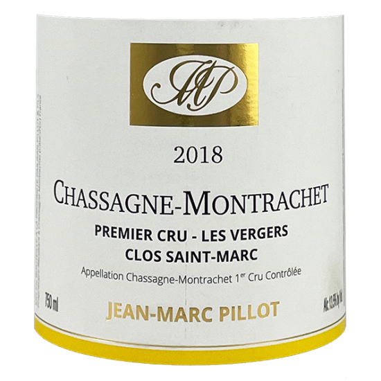 Jean-Marc Pillot Chassagne Montrachet 1er Les Vergers-Clos Saint Marc - Click Image to Close