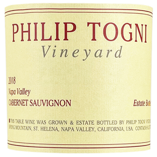 2018 Philip Togni Cabernet Sauvignon Estate Bottled