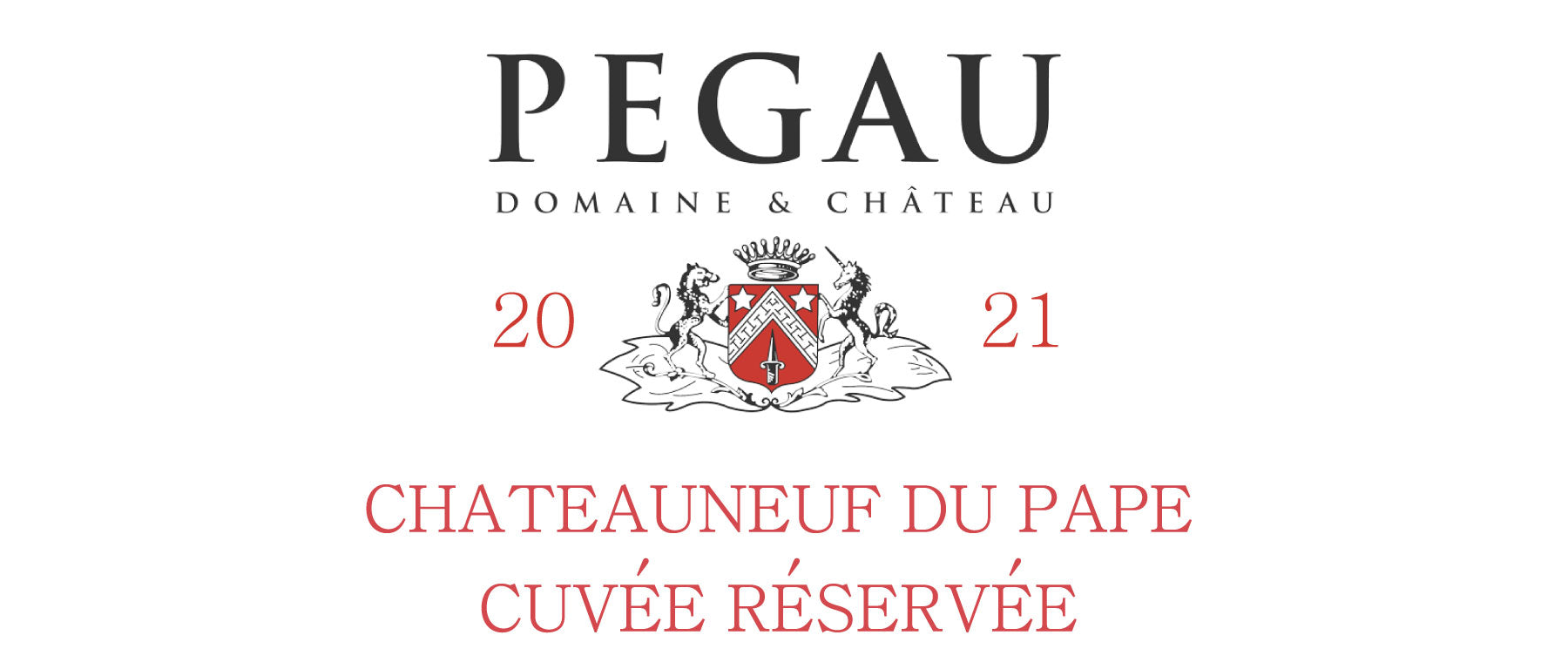 2021 Chateauneuf du Pape  CuVEe  reservee