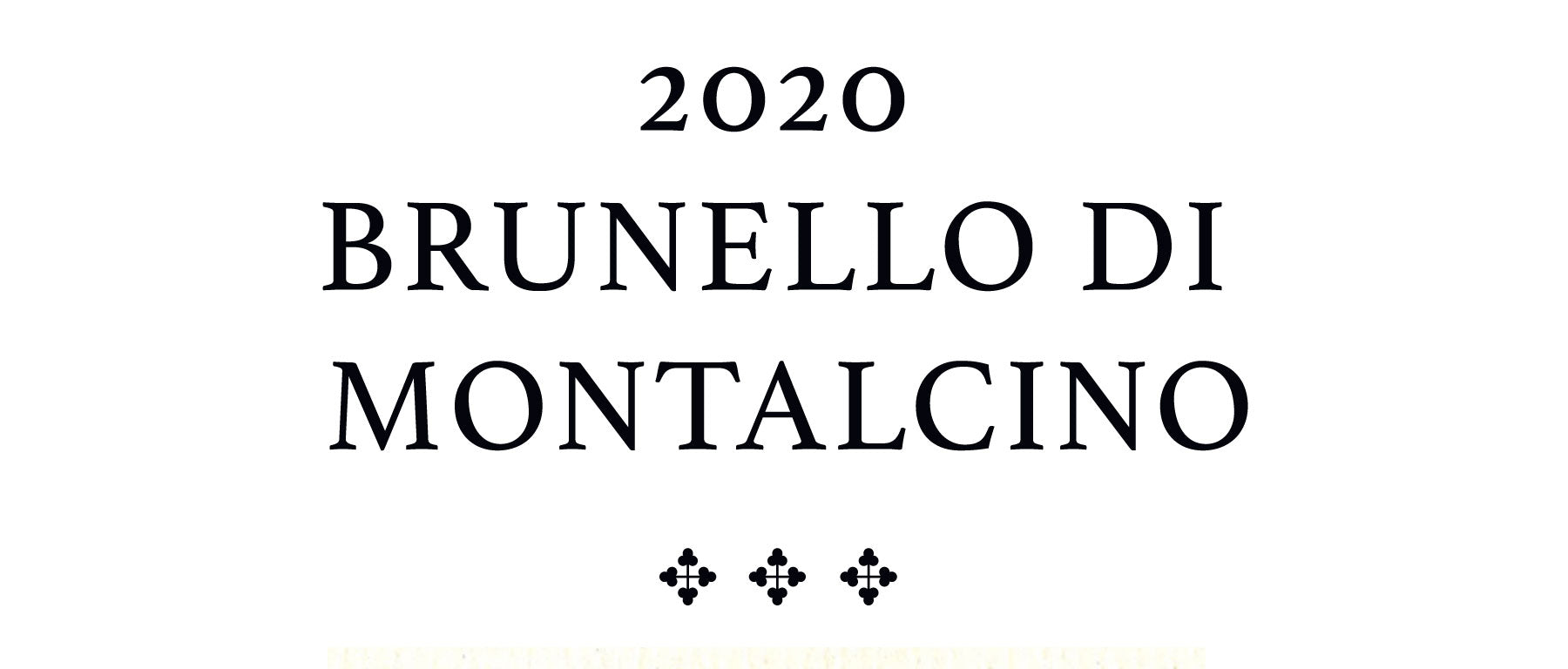 2020 Brunello di Montalcino