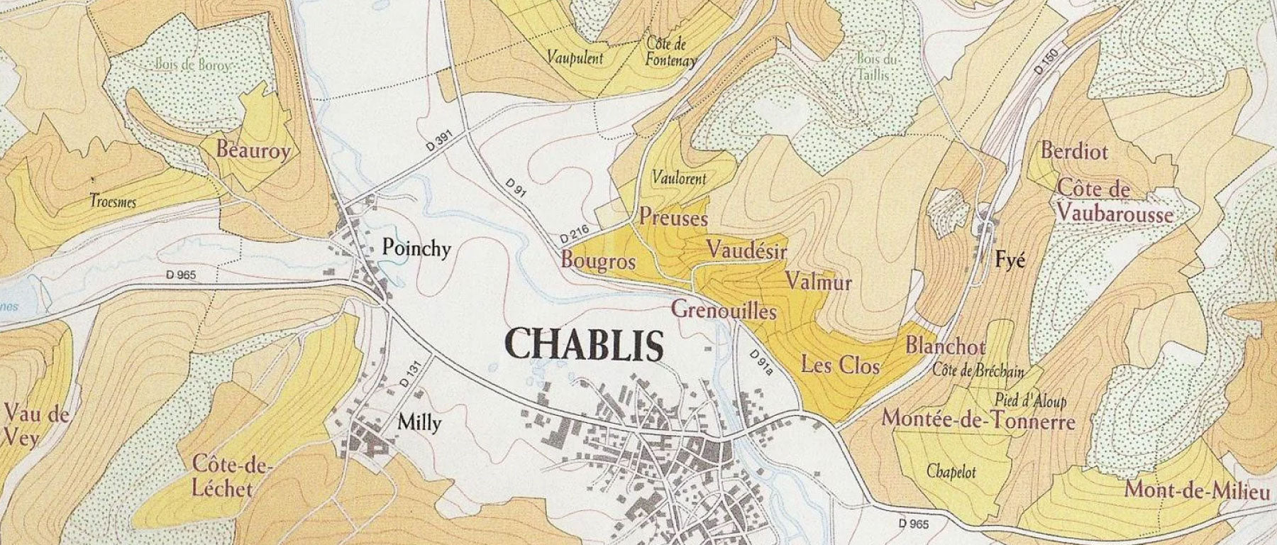 Domaine Nathalie et Gilles Fevre - Chablis map