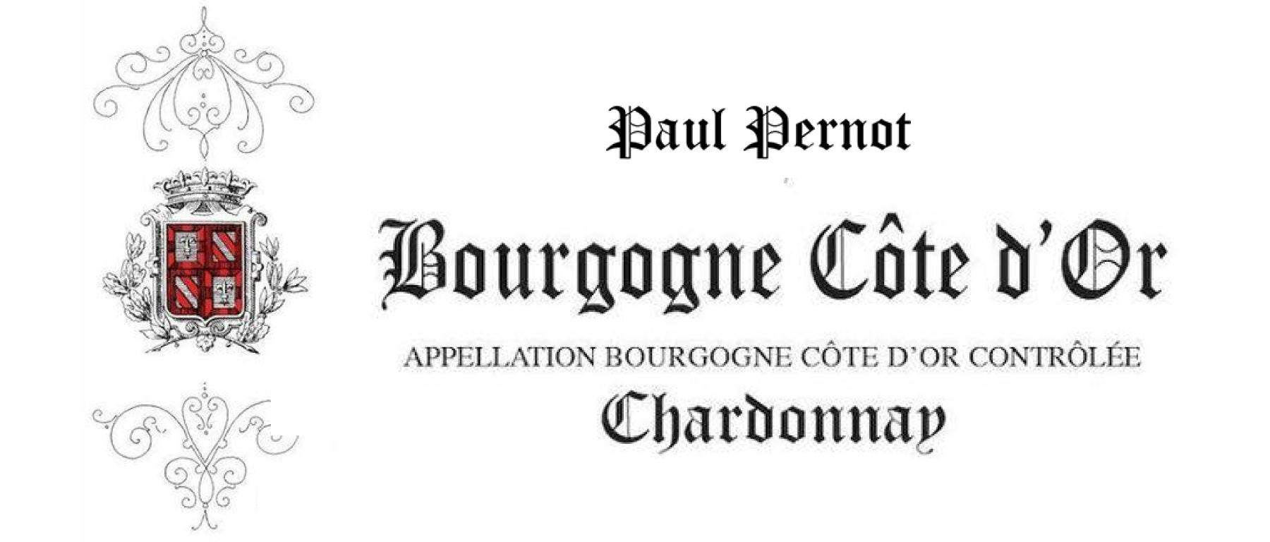 Paul Pernot - Bourgogne Cote d Or Chardonnay Label
