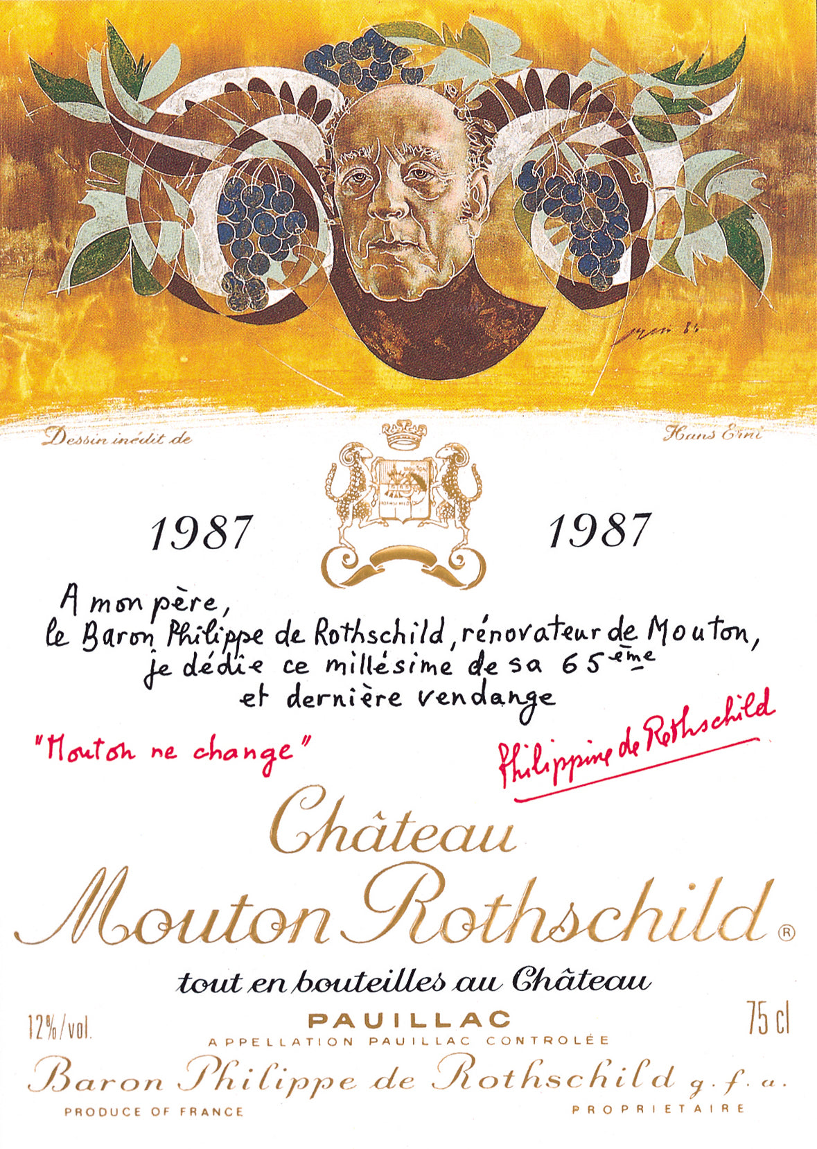 1987 Mouton Rothschild