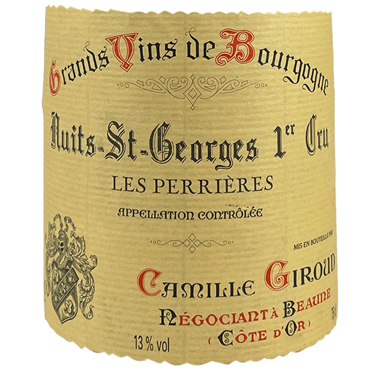 1988 Camille Giroud Nuits St Georges Perrieres
