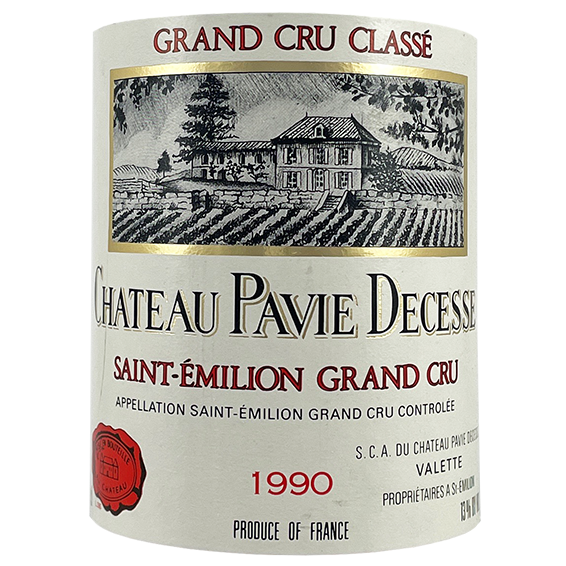 1990 Chateau Pavie Decesse